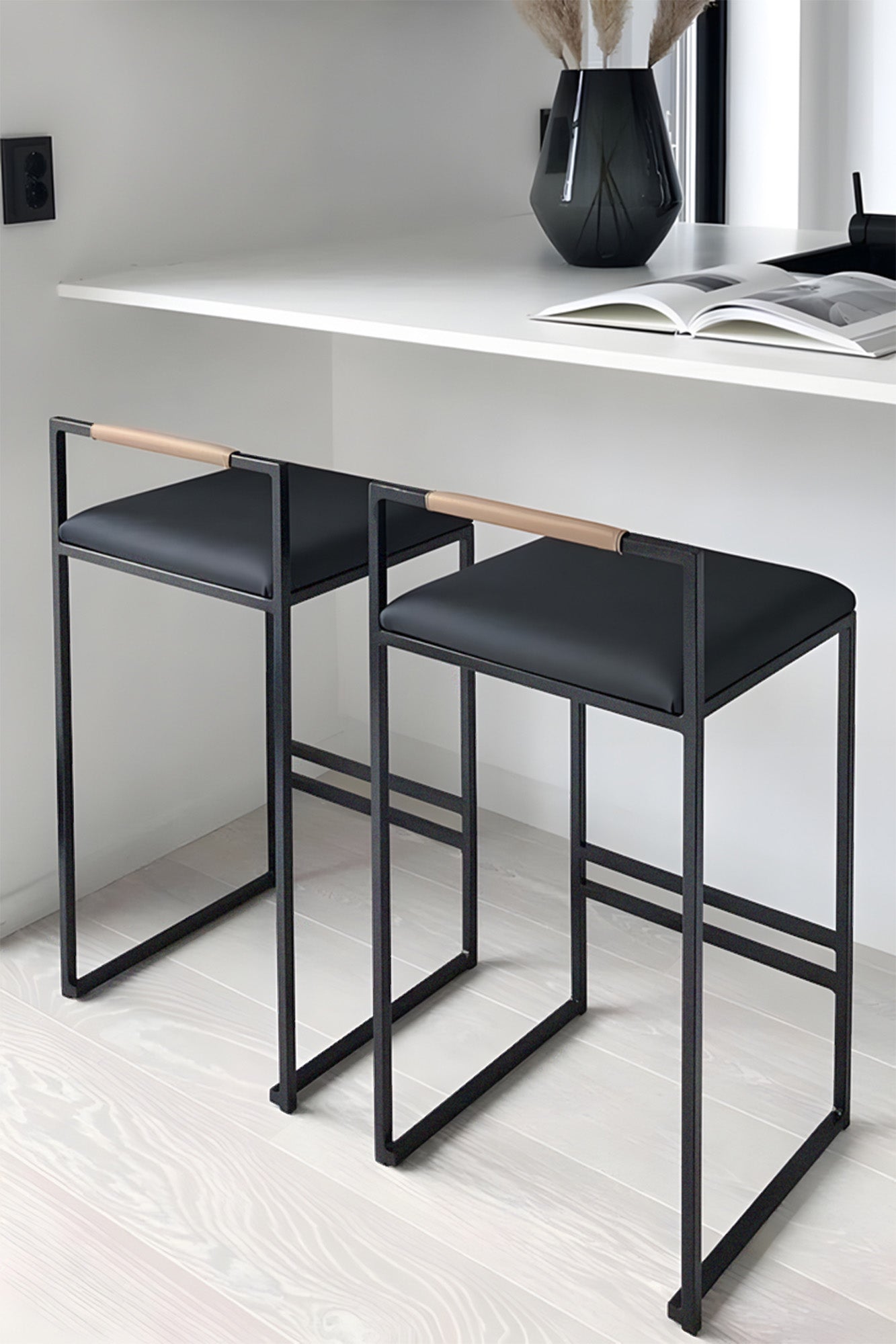 KATI ÇELİK BAR SANDALYESİ (L)