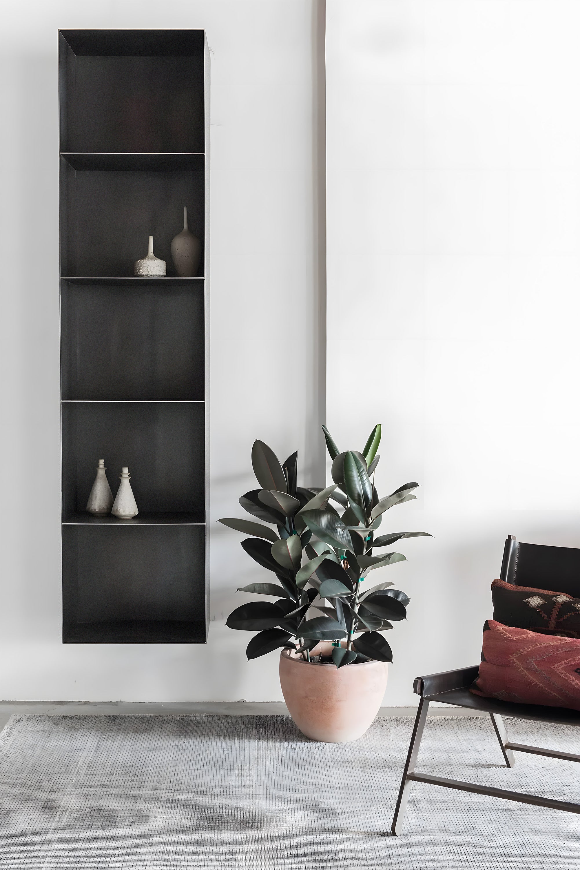 MODERN METAL DİKEY KİTAPLIK