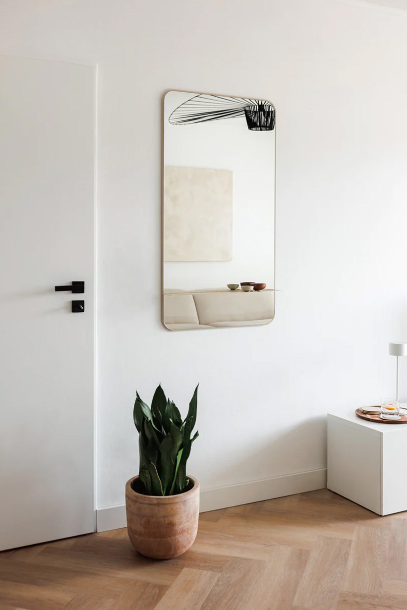 METAL RAFLI DUVAR AYNASI