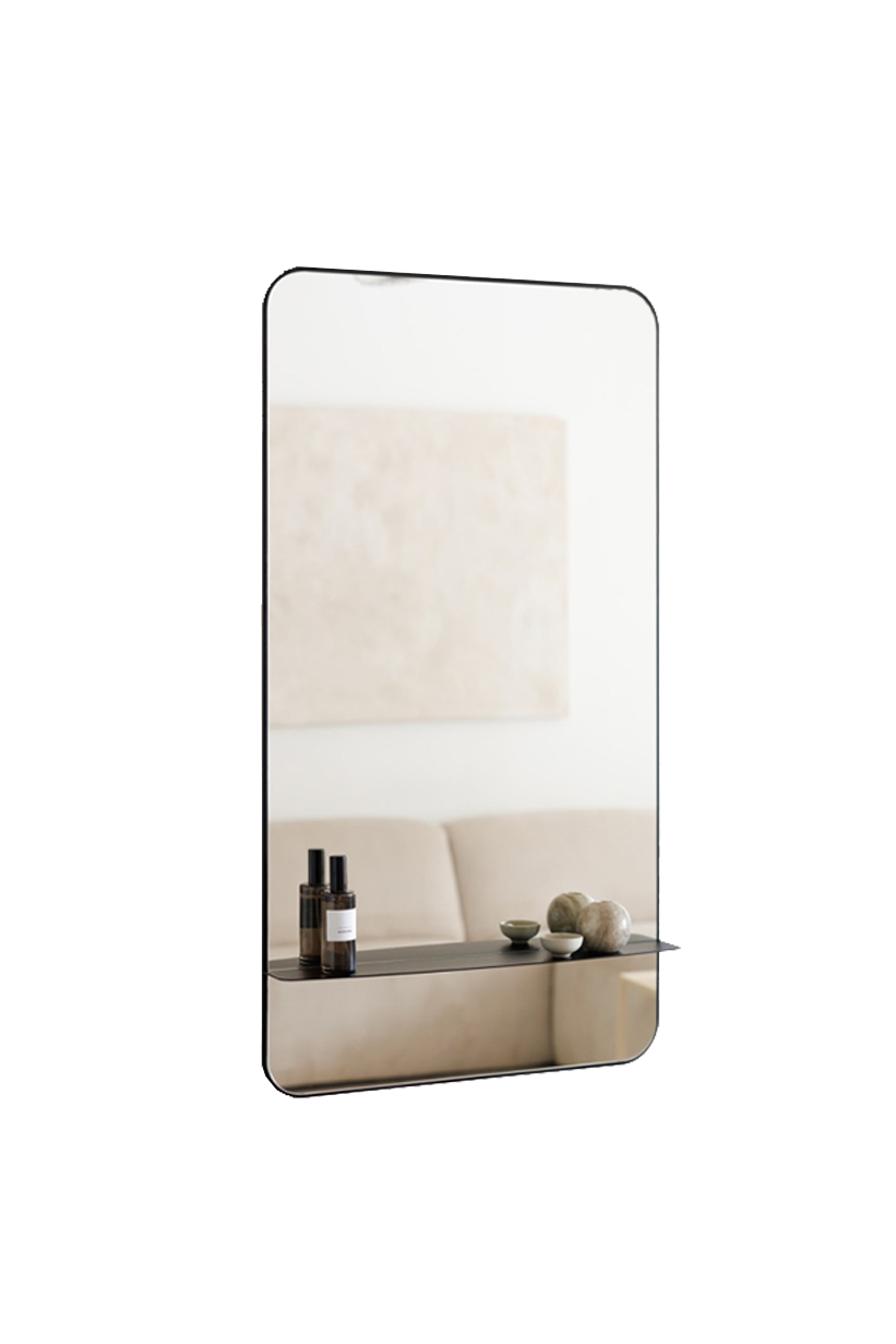 METAL RAFLI DUVAR AYNASI