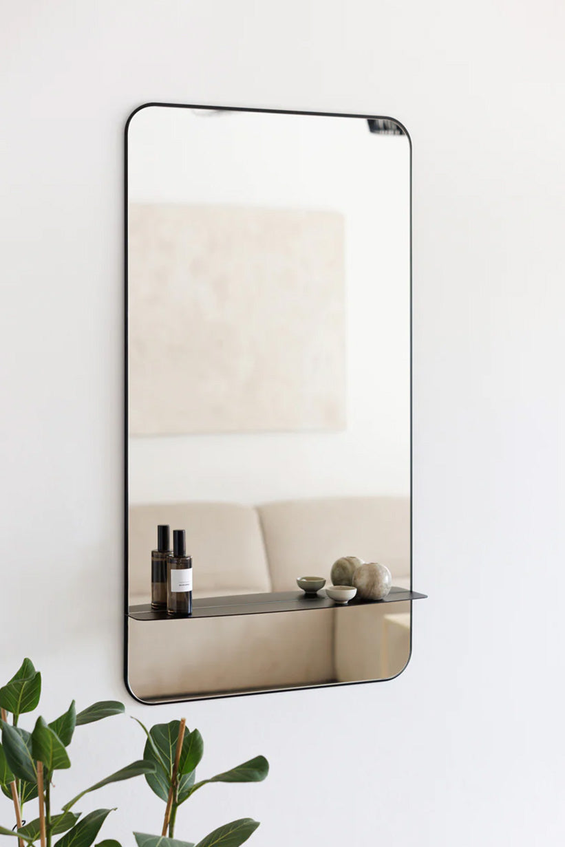 METAL RAFLI DUVAR AYNASI