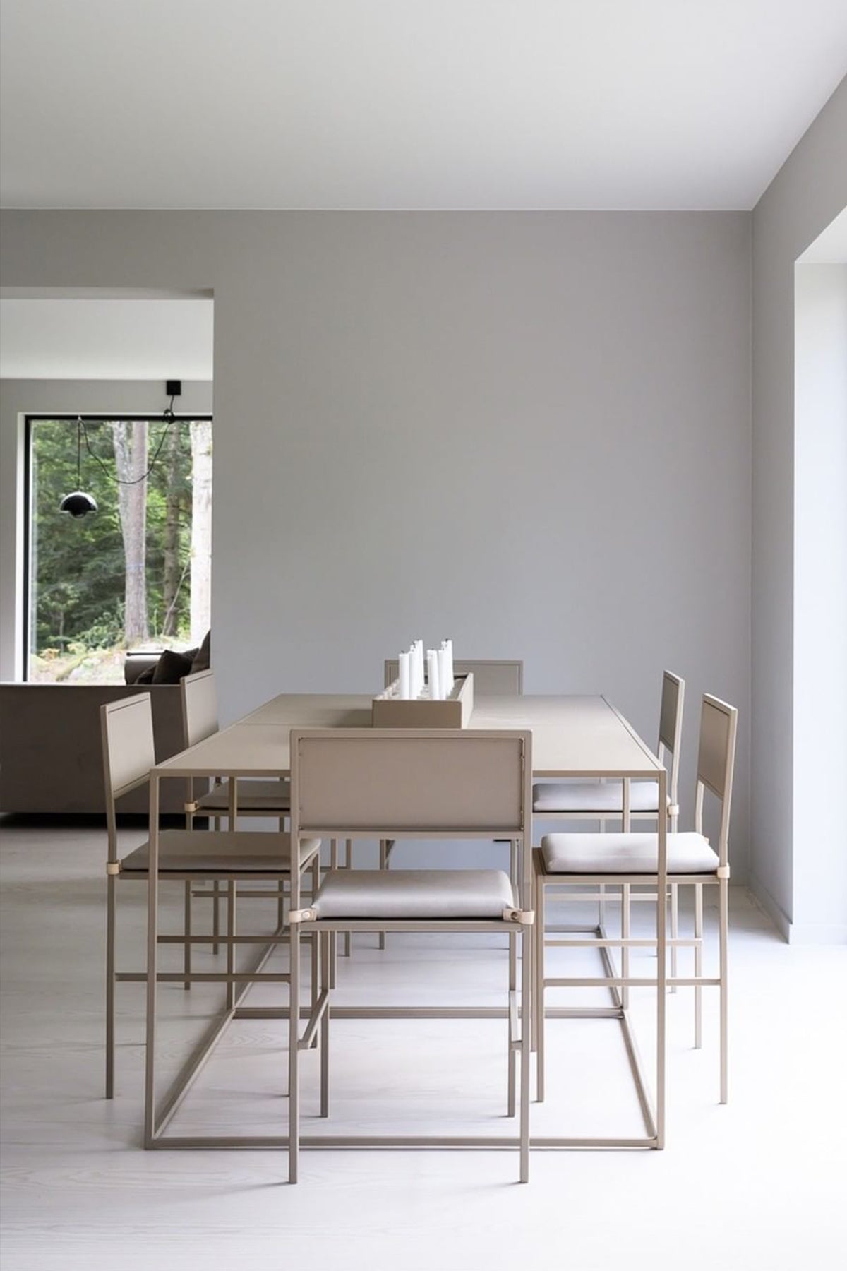 KATI ÇELİK YEMEK MASASI