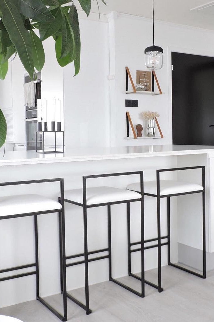 KATI ÇELİK BAR SANDALYESİ (L)